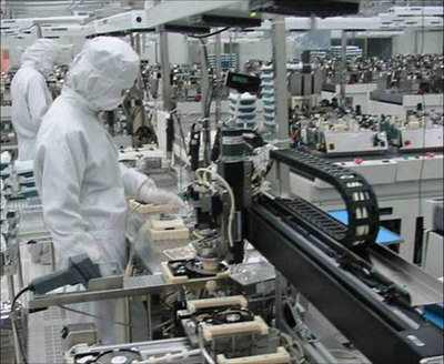 長城硬盤凈化間生產照片