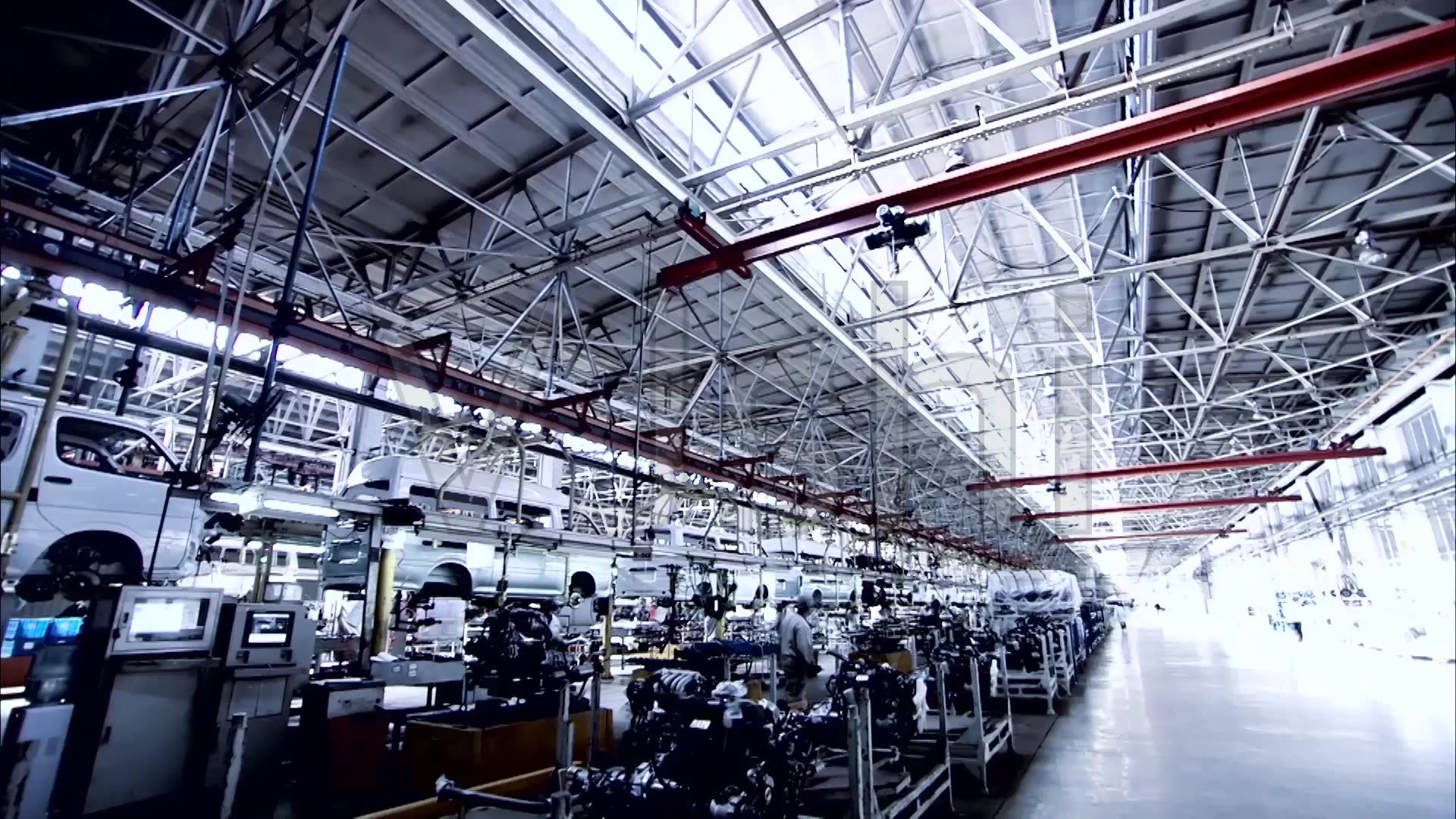 汽車工業機器人自動化生產設備4_1920X1080_高清視頻素材下載(編號:927926)_實拍視頻